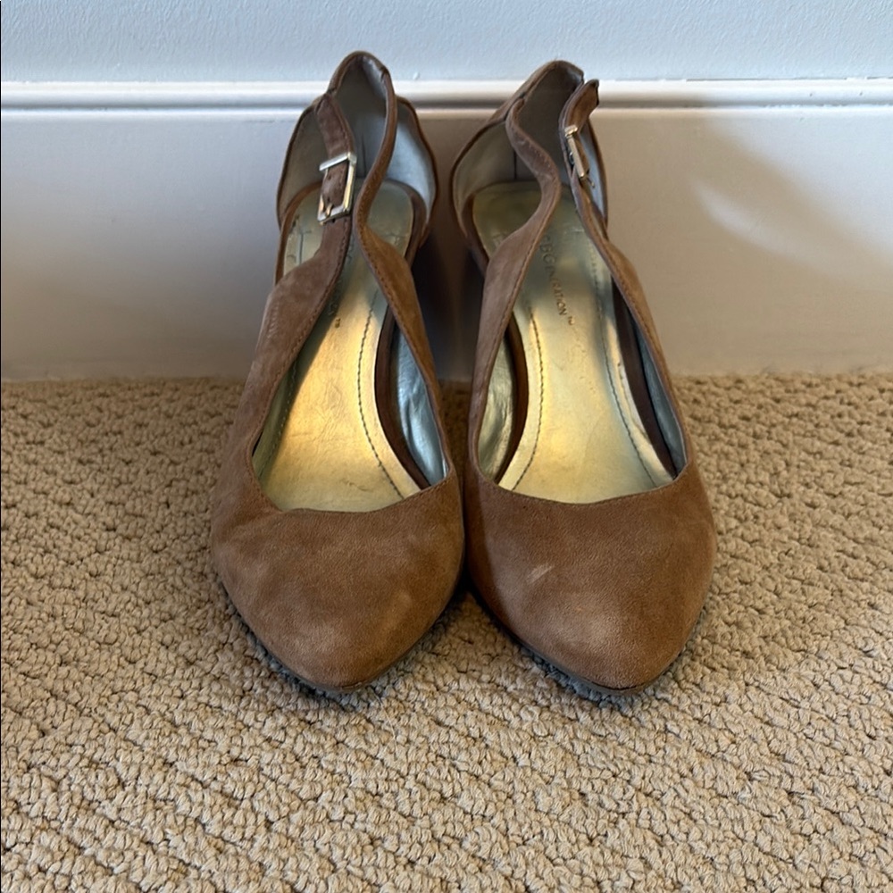 Brown BCBG wedges